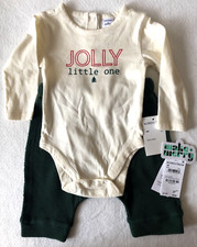 Nordstrom Baby Jolly Little One Graphic 2-Piece Bodysuit Pants Set Size 6 Months