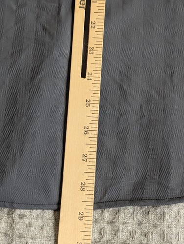 PJ Paul Jones Shirt Men Medium Gray Performance Stretch Herringbone Button Up - Picture 10 of 13