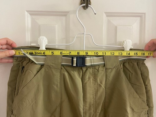 LL Bean Convertible Belted Hiking Pants Mens Medium Lined - Picture 5 of 7
