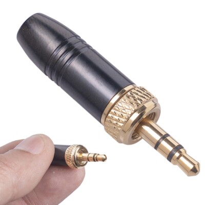 Mikrofon Stereo Stecker Wireless 1 STCK. 3,5 mm 41 x 8 mm. Schwarze Mikrofone