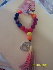 Colorful Keyring Bracelet New With Tag