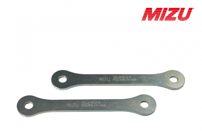 Biellettes de suspension MIZU moins 30mm pour garder les pieds à plat
