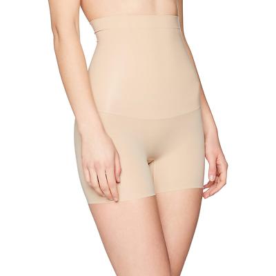 SPANX Womens Shape My Day High-Waisted Girl Short - SMALL (color: natural)
