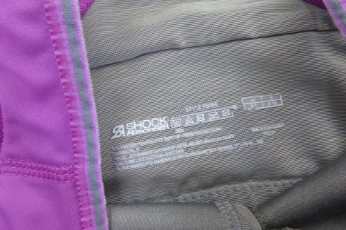 2 X SHOCK ABSORBER B5064 HIGH IMPACT SPORTS BRA NON-WIRED PURPLE FIT UK 8/XS - Picture 4 of 5