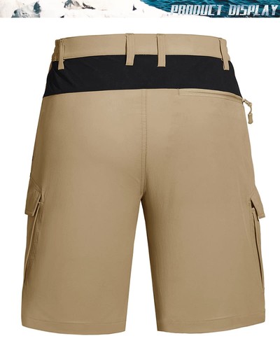 Herren Cargoshorts 7 Taschen aktiv schnell trocknende Halbhose Outdoor Mountainbiken - Bild 23 von 63