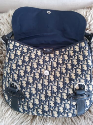 Dior Hobo Bag, Leder/Stoff, groß, B 33 cm, Höhe 28 cm, sehr guter Zustand - Bild 3 von 5