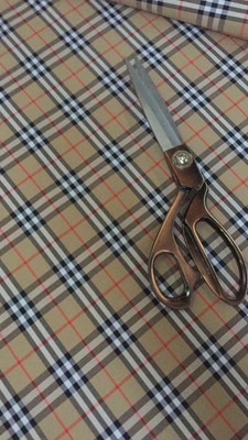authentic burberry fabric