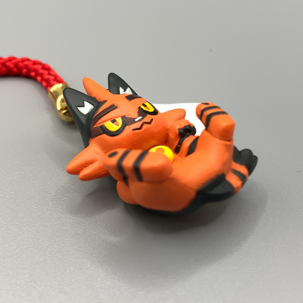 Torracat Pokemon Mini Figure Strap Nintendo Japan Anime