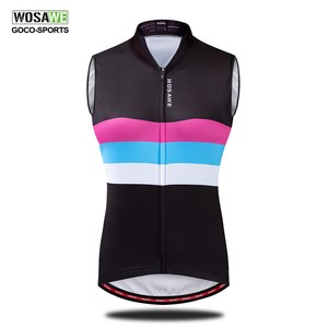 ladies sleeveless cycling tops