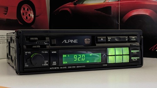 Radio Coche Alpine 7293M Old School Años 90 Cinta FM/AM Tipo Extraíble - Imagen 2 de 19