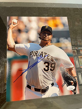 JASON GRILLI PITTSBURGH PIRATES SIGNED 8X10 PHOTO JSA AUTHENTICATED