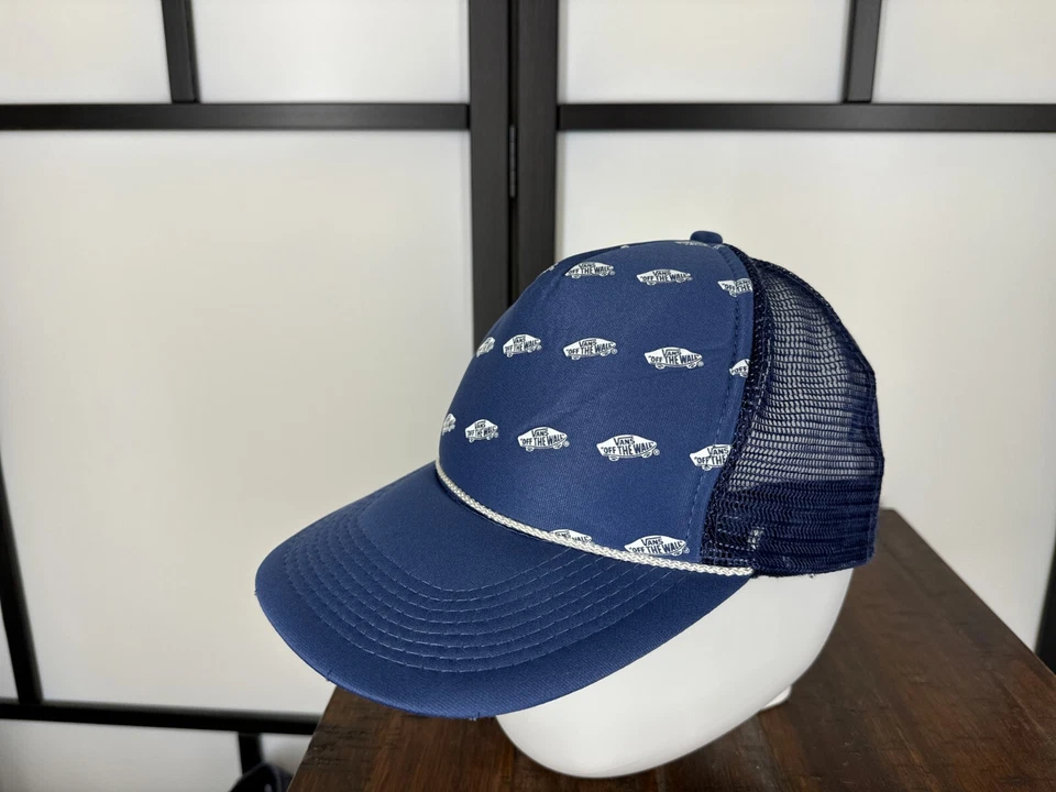 Gorra Vans Snap Back Adulto Talla Única Azul Camionero Monopatín Estampado Completo Foto 4 de 4