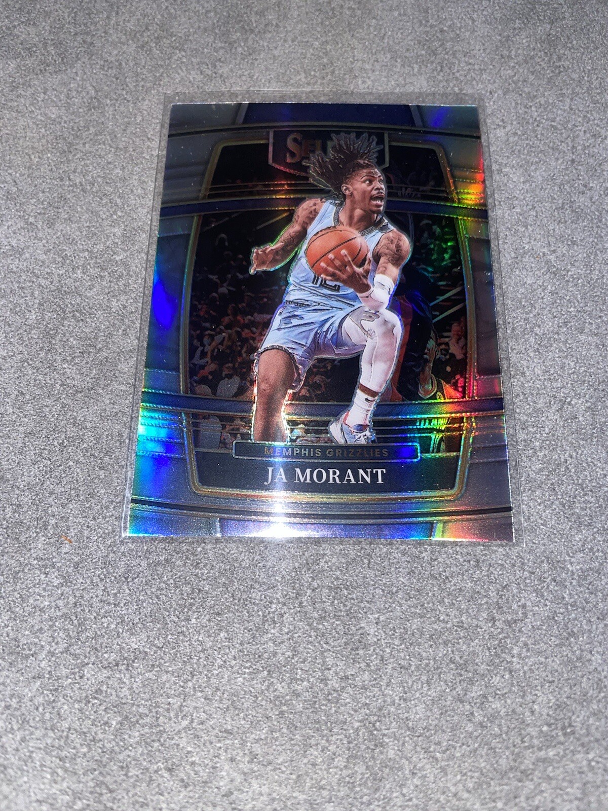 2021-22 Panini Select Ja Morant Concourse Silver #75 Memphis Grizzles