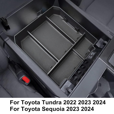 Fit for Toyota Sequoia 2023-2026 Center Console Armrest Lid Organizer Tray