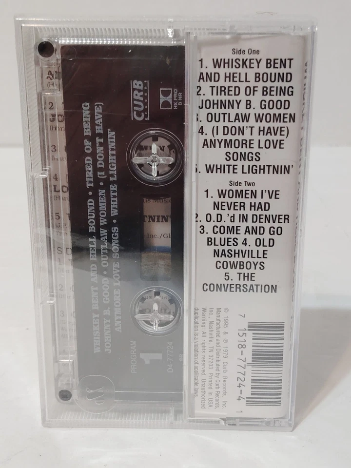 NEW! Hank Williams Jr Whiskey Bent and Hell Bound Vol. 4 Cassette Tape D4-77724 - Image 2 of 4