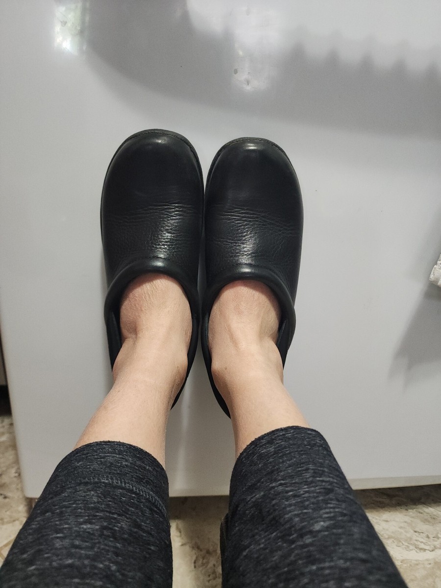 DANSKO ブラック 38 Dansko Black Leather Slip-on Shoes Size 38 (7.5-8) | eBay