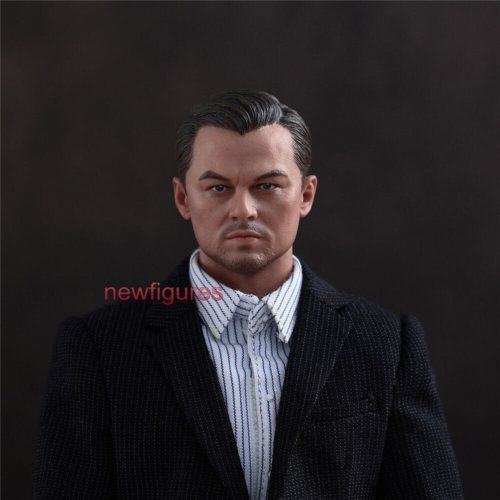1:6 Leonardo DiCaprio modèle sculpture de tête pour figurine masculine 12 pouces poupée jouet corps - Photo 1/6