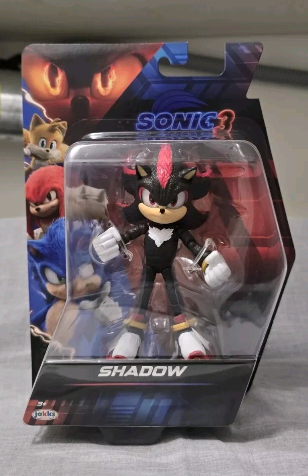 Jakks Pacific Sonic The Hedgehog 3 Movie SHADOW 5” Action Figure