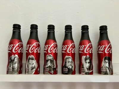 6 Sammlerflaschen Coca Cola Star Wars (Frankreich) 2017