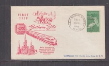 KANSAS CITY SOUTHERN LINE, SOUTHERN BELLE  STREAMLINER, 1949 cover.