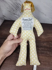 ☆ ~DAMMIT DOLL, Voodoo Tiles Geometric Dark Yellow 12"~ ☆