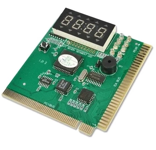 4 Digit PC ISA PCI Analyzer Diagnostic Test Post Card New With Instructions
