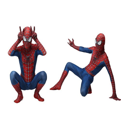 Spiderman Cosplay Costume Kids Boys Spider Man 2 Tobey Maguire Suit Version NEW- - Picture 4 of 15