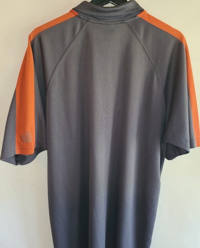 Dunning Golf Performance Apparel Mens Size Large Short Sleeve Golf Shirt Brown - Picture 2 of 12