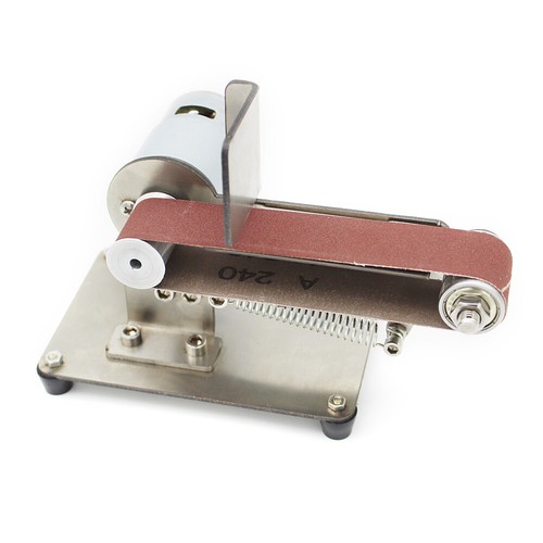 Aluminum Alloy Mini Belt Sander Polishing Grinding Machine 7-Gear Speed 24V - Picture 3 of 11