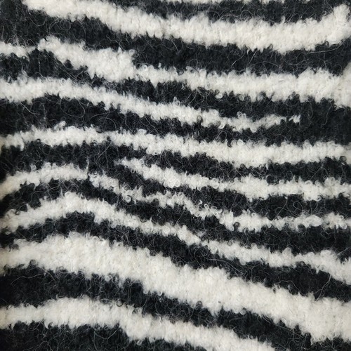 Crewcuts J.Crew Girls' Zebra Print Wool Blend Sweater - Size XS Animal Print - Picture 4 of 6