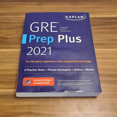 Kaplan Test Prep - GRE Prep Plus 2021: Practice Tests + Proven Strategies + Onli