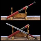 Handmade Chinese Sword Han Jian (剑) 1095 High Carbon Steel Blade Full Tang Sharp
