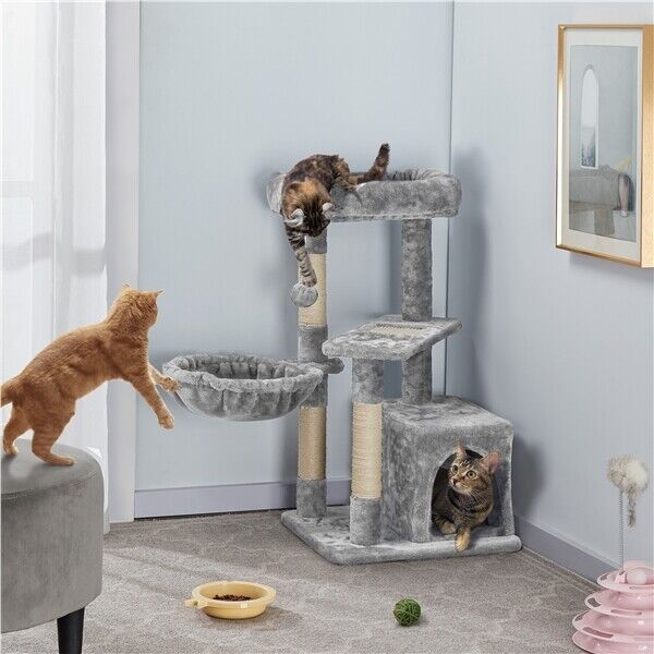 85cm Basic Cat Tree Cat Climbing Tower Small Cat Condo House for Indoor Cats 85cm Basic Cat Tree Cat Climbing Tower Small Cat Condo House for Indoor Cats