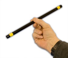 METAL ALUMINUM MAGIC WAND 10.5" Magician Wizard Tricks Kid Black Toy Stick 10"
