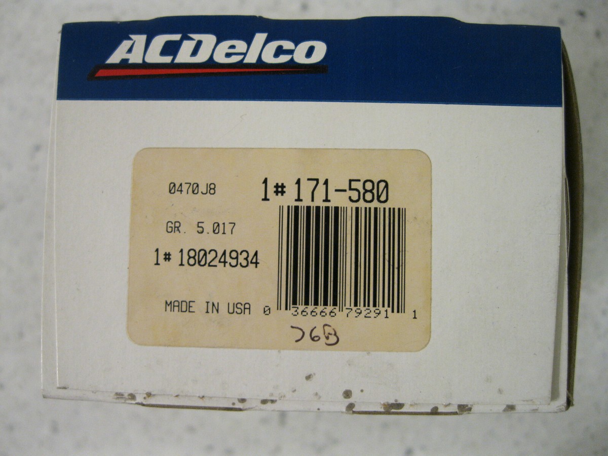 ACDelco 171-580 18024934 Disc Brake Pad Set | eBay