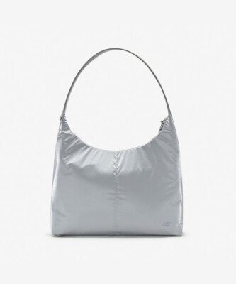 NEW BALANCE : グロッシートートバッグ New Balance] Glossy Tassel Big Shoulder Tote Bag Silver | eBay