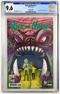 Rick and Morty #1 - SDCC Gabo Convention Variant - CGC 9.6 - 3772541017