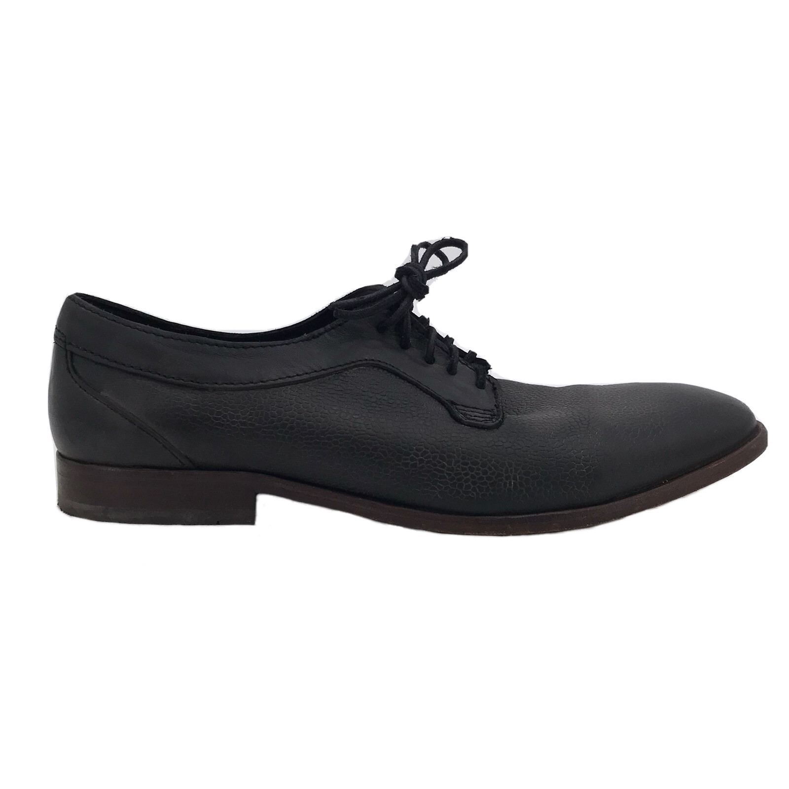 H By Hudson Black Leather Oxford Lace Up Dress Shoes Mens Size 43 EUR US 10