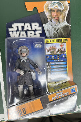 Star Wars Clone Wars Animated (2010) Saga Legends Han Solo Hoth Gear Figur SL22