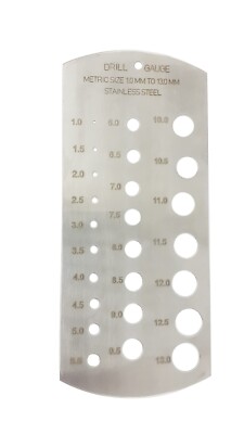 Orthopedic Measuring Drill Gauge for Drill Bit, K Wire, Steinmann Pin 1mm - 13mm
