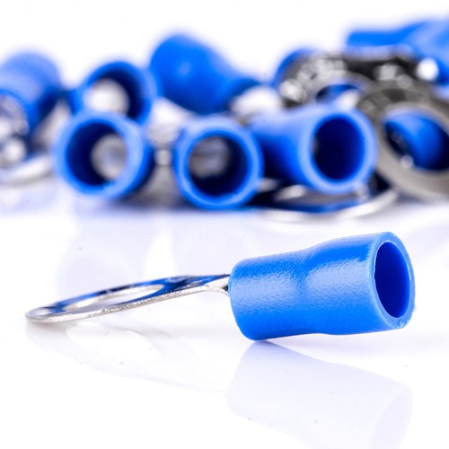 25pcs-100pcs Ring Electrical Crimp Terminals - Connector - Red Blue Yellow - Picture 7 of 14