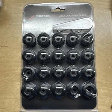 Brabus Wheel Nut Covers Bolt Caps Glossy Black Set Of 20 Pcs