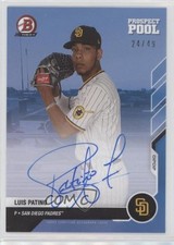 2020 Bowman Next Topps Now Prospect Pool Blue 24/49 Luis Patino #PP-8B Auto 0j53