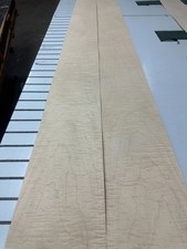 Maple Raw Wood Veneer 2 sheets 85'' x 7'' 316L