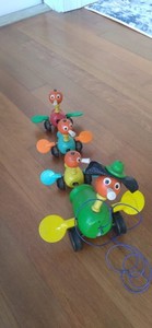 Vintage Fisher Price Gabby Goofies Duck Pull Toy 1956