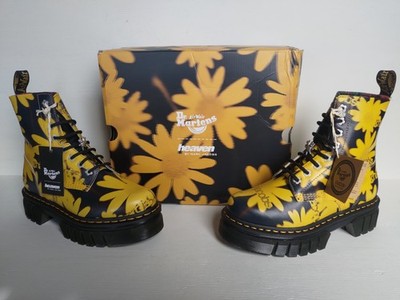 DR. MARTENS X MARC JACOBS AUDRICK HEAVEN DAISY PLATFORM BOOTS NEW WITH BOX 6UK