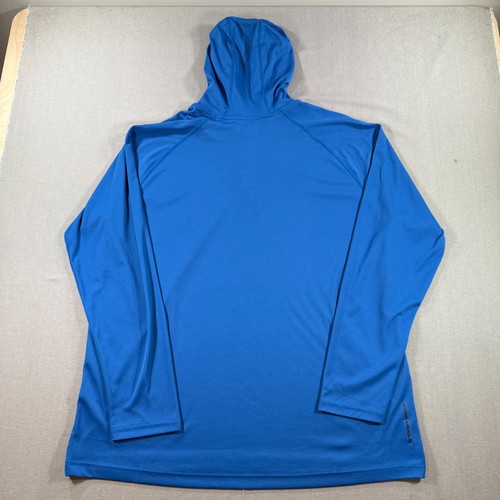 Under Armour UA Tech Popover Hoodie Mens 2XL Blue Lightweight Henley Pullover - Picture 6 of 9