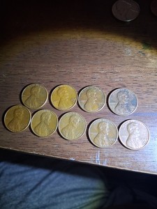 1982 D penny. 1964 nickle