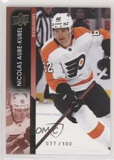 2021-22 Upper Deck Series 2 UD Exclusives 77/100 Nicolas Aube-Kubel #380 a3q