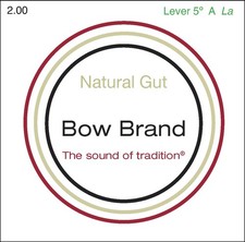 Bow Brand corda arpa celtica Lever Natural Gut LA 5 Ottava